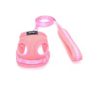 TIANQUXNGI Breathable Cloth Cat Chest Back Harness Leash Adjustable Pet Cat Dogs Traction Rope Collar Cat Supplies Pet Harness