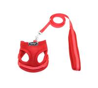 TIANQUXNGI Breathable Cloth Cat Chest Back Harness Leash Adjustable Pet Cat Dogs Traction Rope Collar Cat Supplies Pet Harness