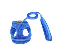 TIANQUXNGI Breathable Cloth Cat Chest Back Harness Leash Adjustable Pet Cat Dogs Traction Rope Collar Cat Supplies Pet Harness