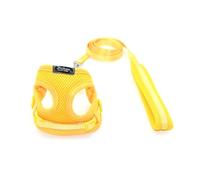 TIANQUXNGI Breathable Cloth Cat Chest Back Harness Leash Adjustable Pet Cat Dogs Traction Rope Collar Cat Supplies Pet Harness