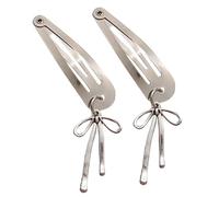 TIANQUXNGI Butterfly Bowtie Pendant Hair Clip for Women 2000s Hairpin Hair Styling Hair Pin for Thin Hair Elegant Korean Side Clip