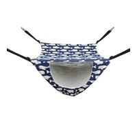 TIANQUXNGI Cat Swing Hammock Hanging Beds Hamster Cage Small Animal Hammock Comfortable Double-Layer Hanging Cage Hamster Bed