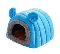 TIANQUXNGI Cozy Colorful Small Pet Cage Pad Hamster Washable Keep Warm House Bed Nest for Bunny Chinchilla Parrot Guinea Pig Mouse