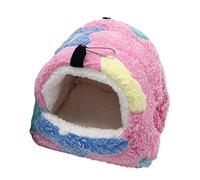 TIANQUXNGI Cozy Hamster Hammock Small Pet Cage Tent Soft Warm Hanging House Bed Swinging Nest for Chinchilla Parrot Guinea Pig Rat
