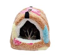 TIANQUXNGI Cozy Hamster Hammock Small Pet Cage Tent Soft Warm Hanging House Bed Swinging Nest for Chinchilla Parrot Guinea Pig Rat