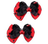 TIANQUXNGI Creative Children's Hair Accessories Cartoon Animal Designs Double Bows Clip Headwear for Everyday Wear and Parties