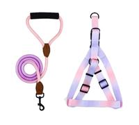 TIANQUXNGI Dog Harness for Small Dogs Fabric Chest Harness Outdoor Training Harness Adjust Leash for Dog Walking Supply