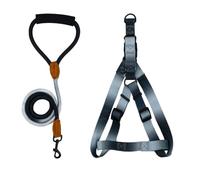 TIANQUXNGI Dog Harness for Small Dogs Fabric Chest Harness Outdoor Training Harness Adjust Leash for Dog Walking Supply