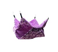 TIANQUXNGI Double-Layer Hamster Hammock Small Pet Cage Glider Bed Hanging Hammock Rat Swinging for Chinchilla Parrot Guinea Pig Rat
