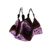 TIANQUXNGI Double-Layer Hamster Hammock Small Pet Cage Glider Bed Hanging Hammock Rat Swinging for Chinchilla Parrot Guinea Pig Rat