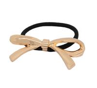 TIANQUXNGI Elegant Gold Hair Cuff Metal Ponytail Holder Fashion Hair Tie Hairpieces Hair Accesories for Stylish Women's Hairstyles