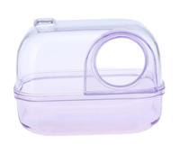 TIANQUXNGI Elegant Hamster Bathtub Box Small Pet Animals Cage Accessories Camera Shape Small Animal Cage Sand Bath