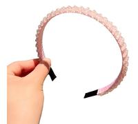 TIANQUXNGI Elegant High Skull Hairband Crystal Studded Headband Baroquely Glittering Hairhoop for Female Party Hair Styling Ornamen