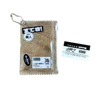 TIANQUXNGI Fashionable Clear PVC Zippered Bag Charm Elegant Photo Card Organiser Keyring Portable Photocard Protector Sleeve