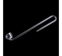 TIANQUXNGI Glass CO2 Diffuser U Shaped R Shaped for Aquarium Planted for Clear Glass Aquarium Supply Accessories 7.9" Length