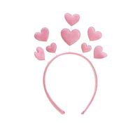 TIANQUXNGI Glittering Love Headband Nonslip Sweet Girl Hairhoop Female Face Washing Hairband Friend Gathering Party Props Hairhoop
