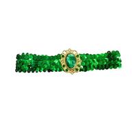 TIANQUXNGI Glitters Sequins Headbands Rhinestones Elastic Hair Bands for Women and Girls Party Decoration Adjustable Hairpieces