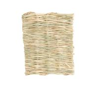TIANQUXNGI Grass Mat for Rabbits Woven Straw Mat for Small Animals Natural Bedding Resting Cage Accessory for Chinchilla