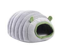TIANQUXNGI Guinea Pig Kennel Hamster Hedgehog Hideout Small Animal House Warm House with Removable Cushion