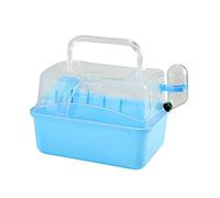 TIANQUXNGI Hamster Travel for Carrier Portable Plastic Parrot Cage with Handle Outing for Case for Sugar Glider Ferret Mice 4 Color
