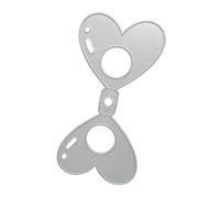 TIANQUXNGI Heart Shape Cutting Dies Carbon Steel Cutting Dies Scrapbooking Die Cut Templates for Scrapbooking Card Making Art Craft