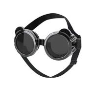 TIANQUXNGI Pet Goggles Small Dog Eye Protections Goggles Windproof Clear for Long Snouts Dogs Protective Elastic Belt