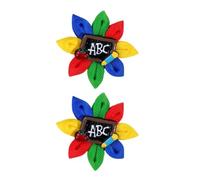 TIANQUXNGI Rainbow Hair Barrette Back To School Hair Clip For Student Girl and Teachers Great For School Festivities Event