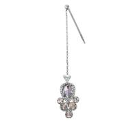 TIANQUXNGI Rhinestones Crystal Hair Clip Jewelry Bridal Modern Blingbling Water Drop Water Drop Bride Wedding Party