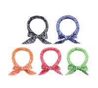 TIANQUXNGI Set of 5 Soft Collar for Small Large Dogs Cats Kerchiefs Collar Dog Ice Bandanas Quick Breathable