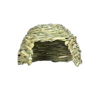 TIANQUXNGI Small Pet Straw House Warm Hideout Hamster Cage Hideout