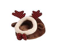 TIANQUXNGI Small Pet Winter Bed Plush House Warm Nest Accessory for Small Animal Hamster Junior Guinea Pigs Snake Spider Lizard