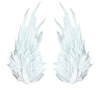 TIANQUXNGI Stylish Wing Hair Clip with Double Layer Embroidery Cosplay Hairpieces Hair Accessory for Kids Teens and Adults