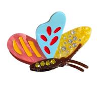 TIANQUXNGI Unique Butterfly Shaped Hair Claw Clip Ponytail Claw Butterfly Hair Barrettes Hair Adornment Hair Ornaments