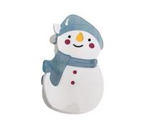 TIANQUXNGI Unique White Snowman Hair Clasp with Elastic Grip Hair Accessory Fashion Hairstyle Clip for Different Hairstyles