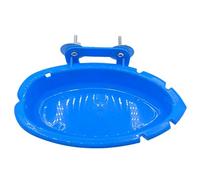 TIANQUXNGI Upgraded Hanging Bird Bath Bird Bathtub Cube Bath Shower Box Bowl Hanging Cage Tool for Little Bird