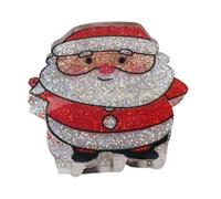 TIANQUXNGI Versatiles Christmas Barrettes Decoration Solid Barrettes Colorful Hairpin for Stage Performances Costume Accessories