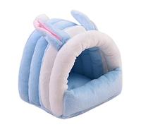 TIANQUXNGI Winter Cozy Cave for Small Animal Hamster Chinchilla Hedgehog Cave Bed House Hideout Rabbit Guinea Pig Rat Snuggle Sack