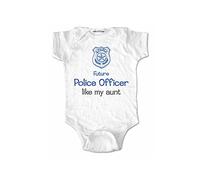 tiansiaben Future Police Officer Like My Aunt Baby Bodysuit