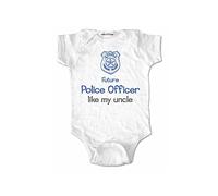 tiansiaben Future Police Officer Like My Uncle Baby Bodysuit