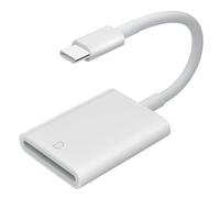 Tiansong USB C SD Card Reader, USB-C Memroy Card Adapter Trail Camera Viewer for Android Type C OTG Device Portable SD Card Reader for Mac MacBook Air/Pro M1 iPad Pro Samsung S21/S22 (White)