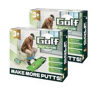 TIANSTIAL 2 Pack Prank Gift Boxes, Wrap the Actual Gifts with a Prank Empty Gag Box, Toilet Golf Game Facade, Funny Christmas Gag Presents Ideas for Dad Men Boyfriend
