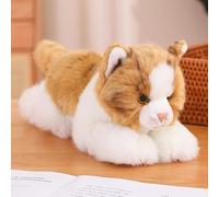 TIANSTON Simulation Corgi Dog Lifelike Pet Dog Plush Stuffed Animal Toys Room Decor Collection Toy for Kids Birthday Gift 30cm Cat
