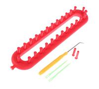TIANTIAN 26/36/47/58 Teeth Long Knitter Loom Knit Blanket Scarf Knitting Board Looms Set 2 Pins Hook Tool & Leaflet for Knitter Beginners