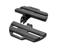 Tiantian - Store 1 Pair Front Rider Floorboards Compatible With Kawasaki Vulcan S EN650 2015-On Wide Footpegs Footboard Motorcycle Pedal Accessories(1 Pair Black)
