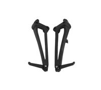 Tiantian - Store Black Rear Passenger Footpegs Pegs Bracket Compatible With Yamaha YZF R1 YZF-R1 2012-2014 2013