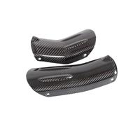 Tiantian - Store Carbon Fiber Engine Cylinder Guard Head Valve Cover Pipe Heat Shield Cover Compatible With BMW R18 R 18 2021 2022 2023(Exhaust Cover)