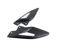 Tiantian - Store Compatible With Street Triple 660 765 R RS 2016-2024 Carbon Fiber FootPeg Footrest Set Heel Plates Guard Protector Accessories