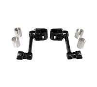Tiantian - Store Footrests Foot Peg Mounts Compatible With Gold Wing 1800 GL1800 25mm 32mm 35mm Motorcycle(Black)
