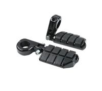 Tiantian - Store Motorcycle 1 1/4" 32mm Engine Guards Vibration Rubber Lion Paw FootPegs Compatible With GoldWing(Black)