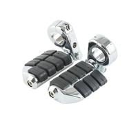 Tiantian - Store Motorcycle 1 1/4" 32mm Engine Guards Vibration Rubber Lion Paw FootPegs Compatible With GoldWing(Chrome)